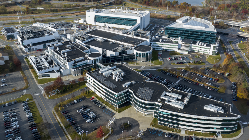 Aerial image of the Albany NanoTech Complex